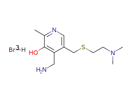4-Aminomethyl-5-(2-dimethylamino-ethylsulfanylmethyl)-2-methyl-pyridin-3-ol; hydrobromide