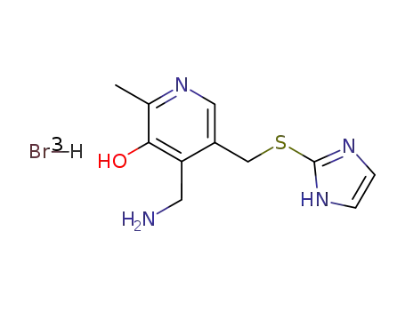 4-Aminomethyl-5-(1H-imidazol-2-ylsulfanylmethyl)-2-methyl-pyridin-3-ol; hydrobromide