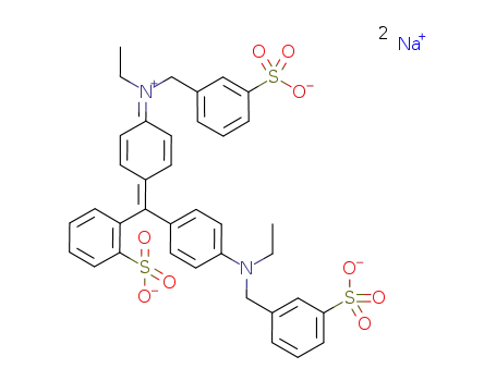 Molecular Structure of 3844-45-9 (Erioglaucine disodium salt)