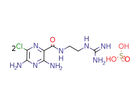 N-(2-Guanidinoethyl)-3,5-diamino-6-chloropyrazine-2-carboxamide sulfate