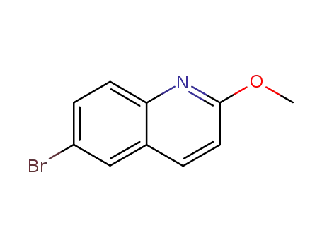 Molecular Structure of 99455-05-7 (6-Bromo-2-methoxyquinoline)