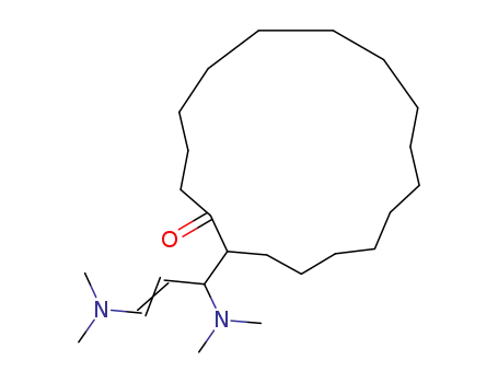 2-((E)-1,3-Bis-dimethylamino-allyl)-cycloheptadecanone
