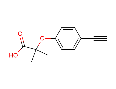 2-(4-ethynylphenoxy)-2-methylpropanoic acid