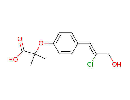 (Z)-2-<4-(2-chloro-3-hydroxyprop-1-enyl)phenoxy>-2-methylpropanoic acid