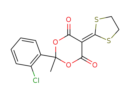 2-(2-Chloro-phenyl)-5-[1,3]dithiolan-2-ylidene-2-methyl-[1,3]dioxane-4,6-dione