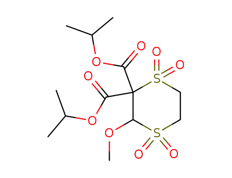 3-Methoxy-1,1,4,4-tetraoxo-1λ6,4λ6-[1,4]dithiane-2,2-dicarboxylic acid diisopropyl ester