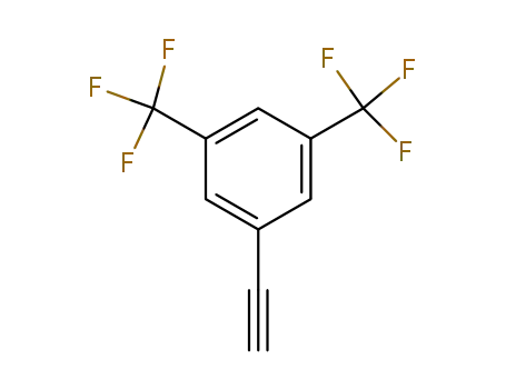 Molecular Structure of 88444-81-9 (3,5-BIS(TRIFLUOROMETHYL)PHENYLACETYLENE)