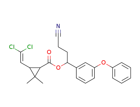 3-(2,2-Dichloro-vinyl)-2,2-dimethyl-cyclopropanecarboxylic acid 3-cyano-1-(3-phenoxy-phenyl)-propyl ester