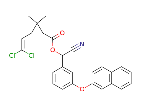 3-(2,2-Dichloro-vinyl)-2,2-dimethyl-cyclopropanecarboxylic acid cyano-[3-(naphthalen-2-yloxy)-phenyl]-methyl ester