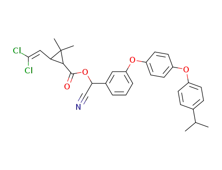 3-(2,2-Dichloro-vinyl)-2,2-dimethyl-cyclopropanecarboxylic acid cyano-{3-[4-(4-isopropyl-phenoxy)-phenoxy]-phenyl}-methyl ester
