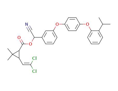 3-(2,2-Dichloro-vinyl)-2,2-dimethyl-cyclopropanecarboxylic acid cyano-{3-[4-(2-isopropyl-phenoxy)-phenoxy]-phenyl}-methyl ester