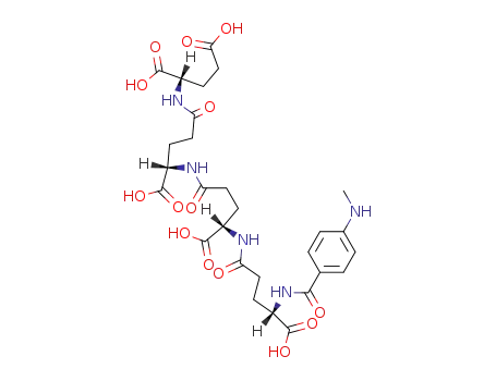 (S)-2-((S)-4-Carboxy-4-{(S)-4-carboxy-4-[(S)-4-carboxy-4-(4-methylamino-benzoylamino)-butyrylamino]-butyrylamino}-butyrylamino)-pentanedioic acid