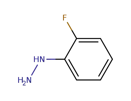 Molecular Structure of 2368-80-1 (2-Fluorophenylhydrazine)