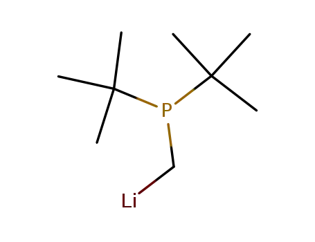 Molecular Structure of 64065-07-2 (Lithium, [[bis(1,1-dimethylethyl)phosphino]methyl]-)