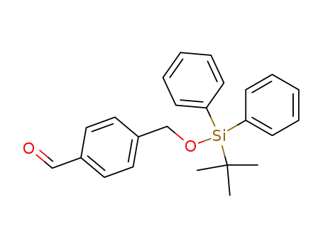 Molecular Structure of 196880-47-4 (α-(t-butyl-diphenylsilyloxy)tolualdehyde)