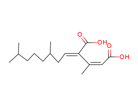 (Z)-4-[3,7-Dimethyl-oct-(E)-ylidene]-3-methyl-pent-2-enedioic acid