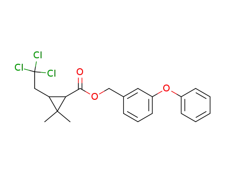 2,2-Dimethyl-3-(2,2,2-trichloro-ethyl)-cyclopropanecarboxylic acid 3-phenoxy-benzyl ester