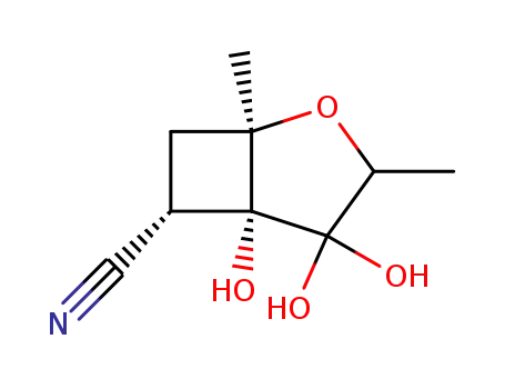 (1R,5R,6S)-4,4,5-Trihydroxy-1,3-dimethyl-2-oxa-bicyclo[3.2.0]heptane-6-carbonitrile