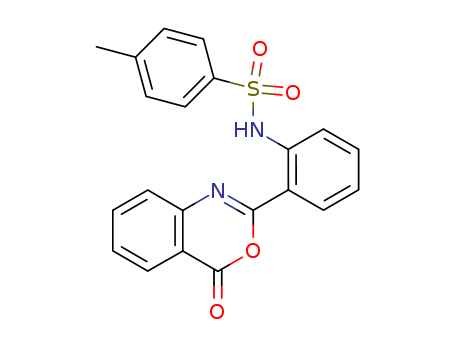 4-Methyl-N-[2-(7-oxo-10-oxa-8-azabicyclo[4.4.0]deca-1,3,5,8-tetraen-9-yl)phenyl]benzenesulfonamide(3808-20-6)