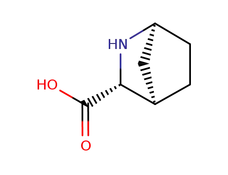 Molecular Structure of 171754-03-3 (2-Azabicyclo[2.2.1]heptane-3-carboxylic acid, (1S,3R,4R)-)