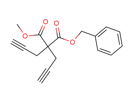methyl benzyl 2,2-diprop-2-ynylmalonate