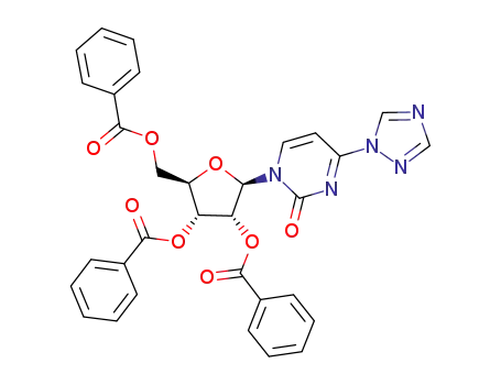 1-(2,3,5-tri-O-benzoyl-β-D-ribofuranosyl)-4-(1,2,4-triazol-1-yl)pyrimidin-2(1H)-one