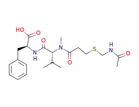 (S)-2-((R)-2-{[3-(Acetylamino-methylsulfanyl)-propionyl]-methyl-amino}-3-methyl-butyrylamino)-3-phenyl-propionic acid