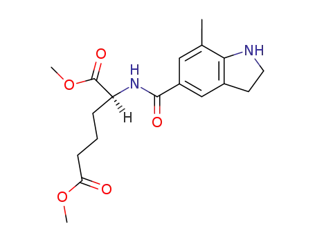 (S)-2-[(7-Methyl-2,3-dihydro-1H-indole-5-carbonyl)-amino]-hexanedioic acid dimethyl ester