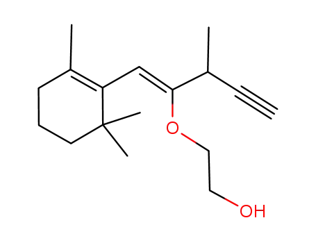 2-{2-Methyl-1-[1-(2,6,6-trimethyl-cyclohex-1-enyl)-meth-(Z)-ylidene]-but-3-ynyloxy}-ethanol