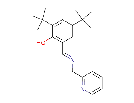 (E)-2,4-di-tert-butyl-6-(((pyridin-2-ylmethyl)imino)methyl)phenol