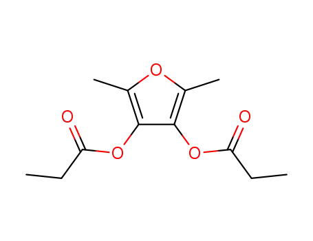 2,5-dimethyl-3,4-di(propionyloxy)furan