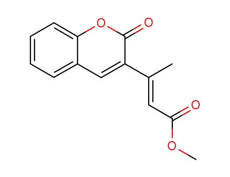methyl (E)-3-(2-oxo-2H-1-benzopyran-3-yl)-2-butenoate