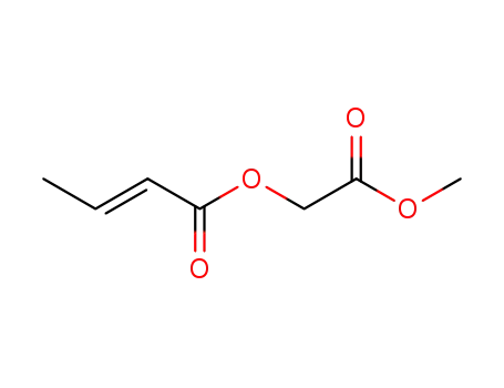 (E)-But-2-enoic acid methoxycarbonylmethyl ester
