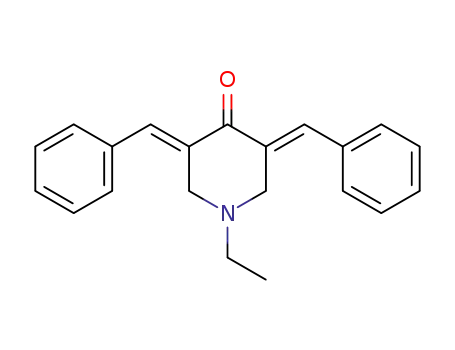 (3E,5E)-3,5-dibenzylidene-1-ethylpiperidin-4-one