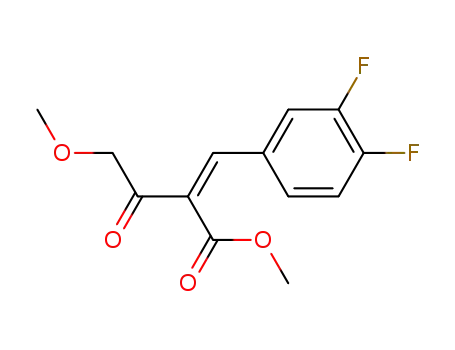 methyl 2-[(3,4-difluorophenyl)-methylene]-3-oxo-4-methoxybutyrate