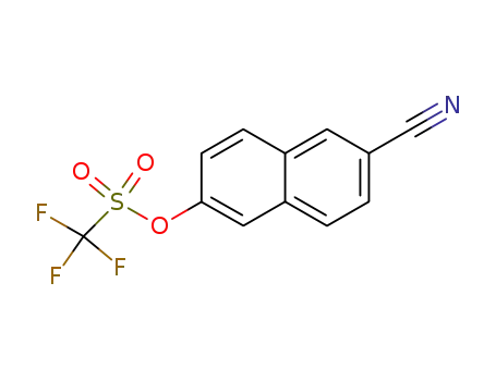 trifluoromethanesulfonic acid 6-cyano-naphthalen-2-yl ester