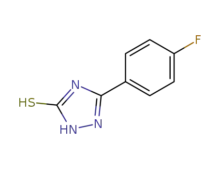 Molecular Structure of 114058-91-2 (5-(4-FLUOROPHENYL)-4H-1,2,4-TRIAZOLE-3-THIOL)