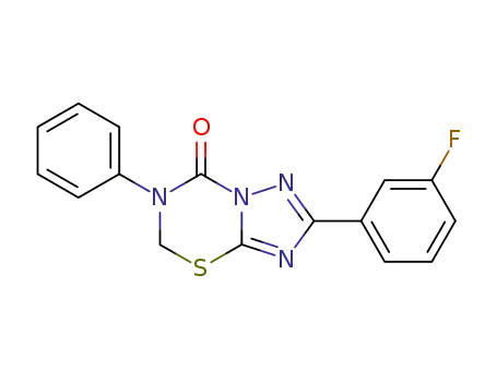 2-(3-fluoro-phenyl)-5-phenyl-5,6-dihydro-7-thia-1,3,3a,5-tetraaza-inden-4-one