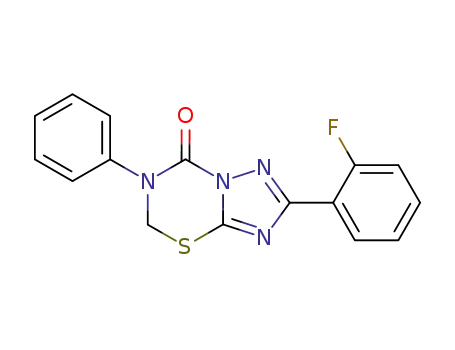 2-(2-fluoro-phenyl)-5-phenyl-5,6-dihydro-7-thia-1,3,3a,5-tetraaza-inden-4-one