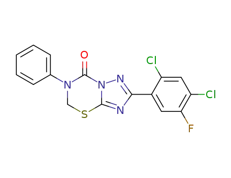 2-(2,4-dichloro-5-fluoro-phenyl)-5-phenyl-5,6-dihydro-7-thia-1,3,3a,5-tetraaza-inden-4-one