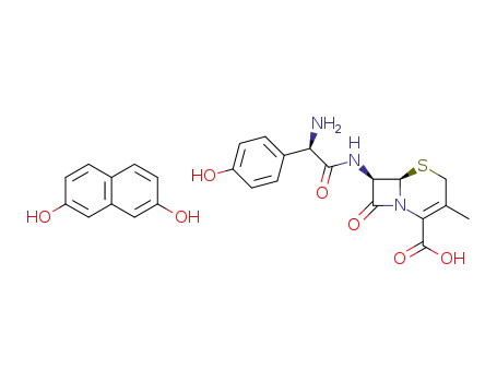 cefadroxil/2,7-dihydroxynaphthalene complex