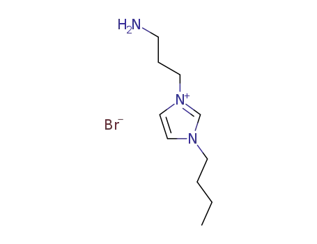1-(3-aminopropyl)-3-butylimidazol-1-ium bromide
