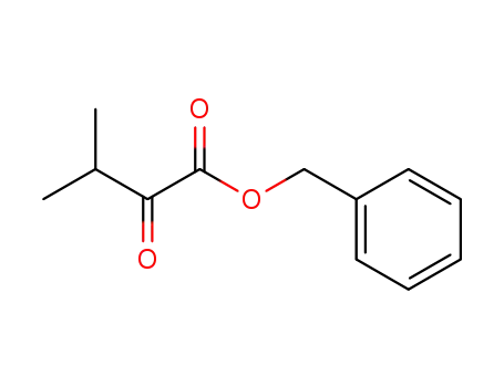 Molecular Structure of 76585-78-9 (Butanoic acid, 3-methyl-2-oxo-, phenylmethyl ester)