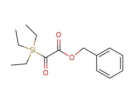 Molecular Structure of 443988-54-3 (Acetic acid, oxo(triethylsilyl)-, phenylmethyl ester)