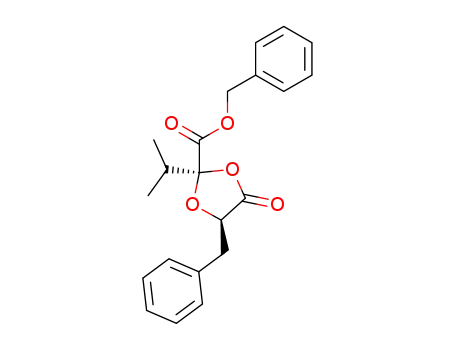 phenylmethyl (2R,5R)-2-(1-methylethyl)-4-oxo-5-(phenylmethyl)-1,3-dioxolane-2-carboxylate