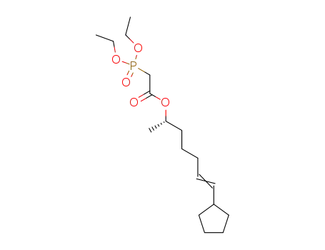 (Diethoxy-phosphoryl)-acetic acid (Z)-(S)-6-cyclopentyl-1-methyl-hex-5-enyl ester