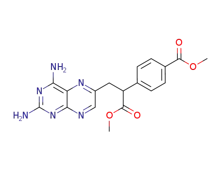 4-[2-(2,4-diamino-pteridin-6-yl)-1-methoxycarbonyl-ethyl]-benzoic acid methyl ester