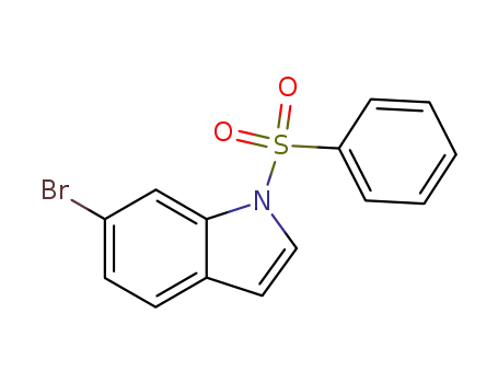 Molecular Structure of 679794-03-7 (1-PHENYLSULFONYL-6-BROMOINDOLE)