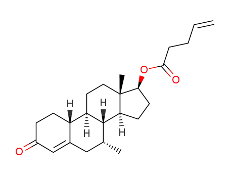 Pent-4-enoic acid (7R,8R,9S,10R,13S,14S,17S)-7,13-dimethyl-3-oxo-2,3,6,7,8,9,10,11,12,13,14,15,16,17-tetradecahydro-1H-cyclopenta[a]phenanthren-17-yl ester