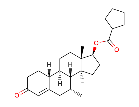 Cyclopentanecarboxylic acid (7R,8R,9S,10R,13S,14S,17S)-7,13-dimethyl-3-oxo-2,3,6,7,8,9,10,11,12,13,14,15,16,17-tetradecahydro-1H-cyclopenta[a]phenanthren-17-yl ester